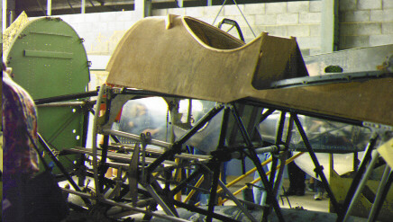 Hawker Demon under restoration